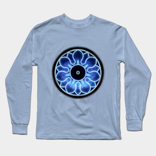 Blue Long Sleeve T-Shirt by MaeDraT